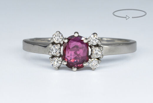 Ring 14 K Ruby 