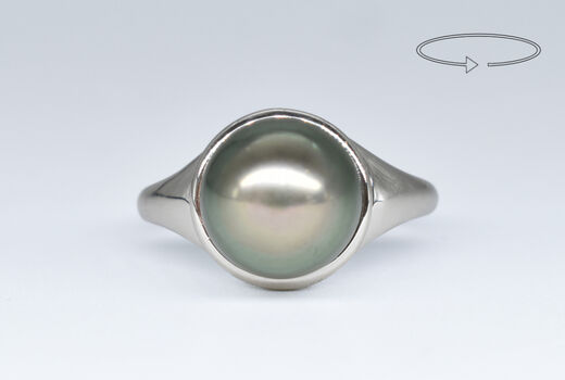 Ring 14 K pearl