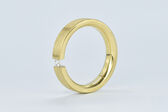 Spann-Ring 18 Kt GG Brillant