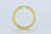 Spann-Ring 18 Kt GG Brillant