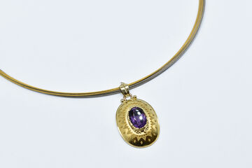 pendant 14 K Amethyst