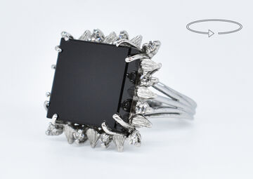 Ring 14 Kt WG Diamanten 