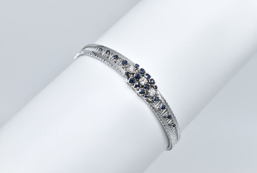 bracelet 14 K diamonds 