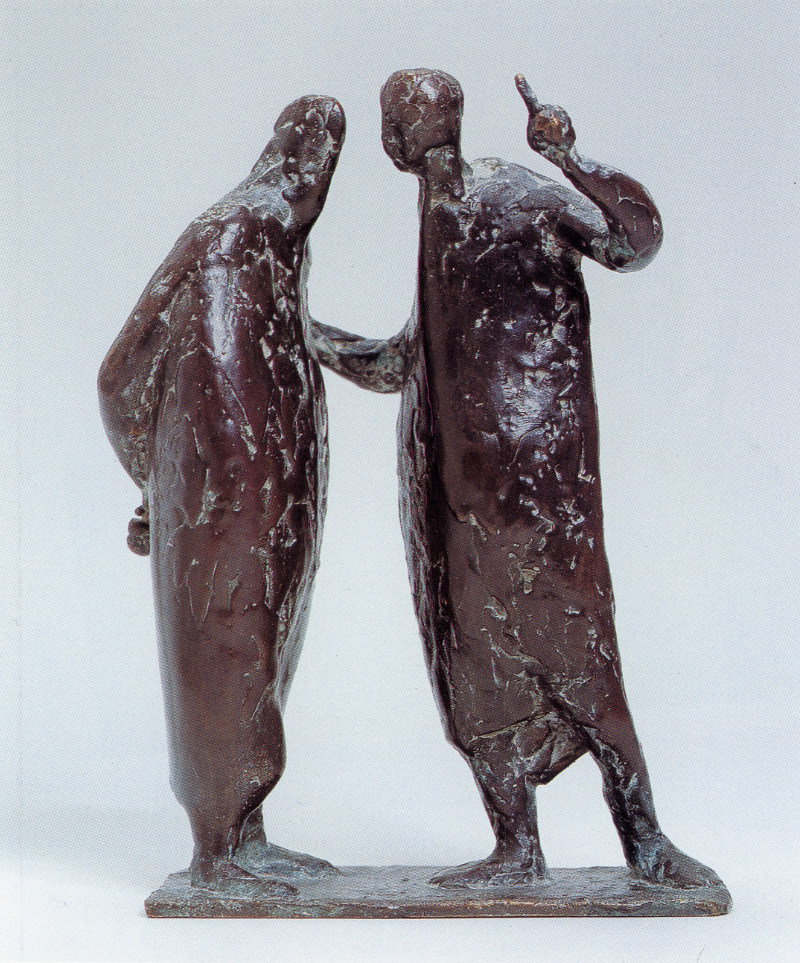 people discussing, 1987