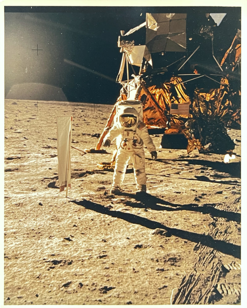 Buzz Aldrin auf dem Mond, 1969