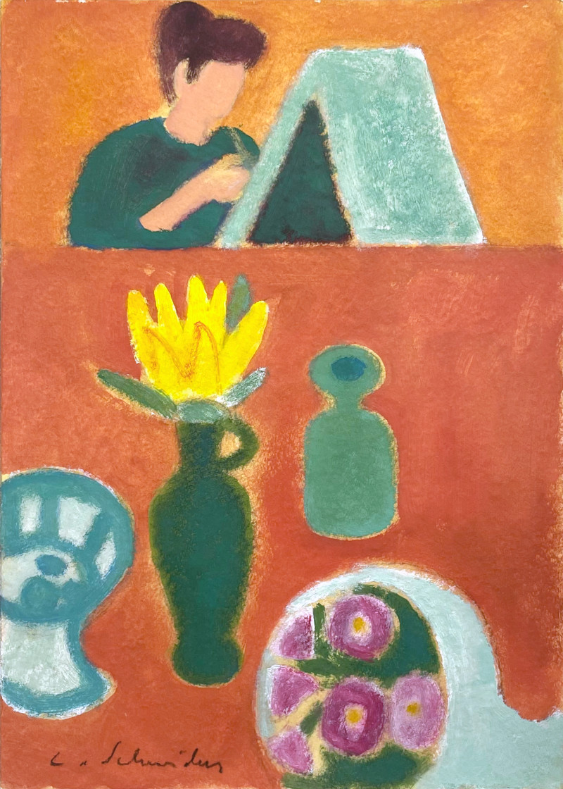 Stillleben mit Mädchen