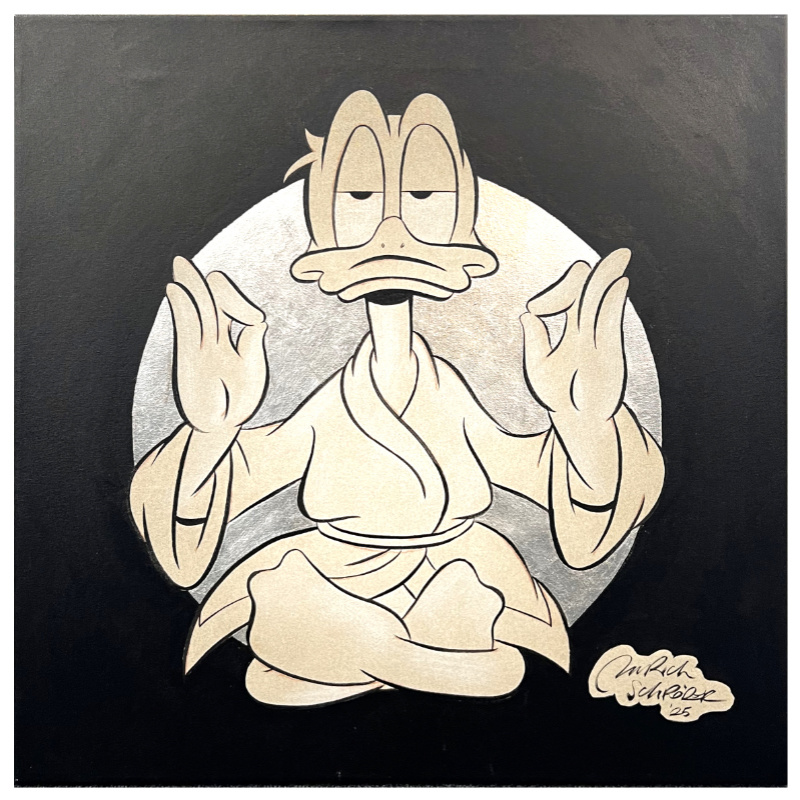 Yogi, silver circle, 2025